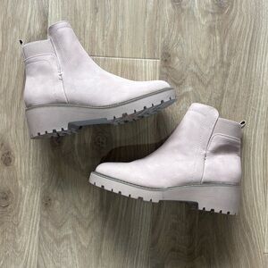 SO Blush Pink Chelsea Boots Girls 6 NWOT